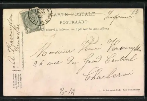 Künstler-AK 75e Anniversaire d`Indépendance 1905