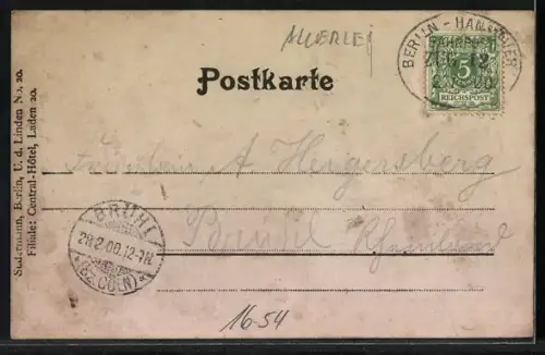 Foto-AK Drei Personen in einer Zug-Kulisse, Nach Paris