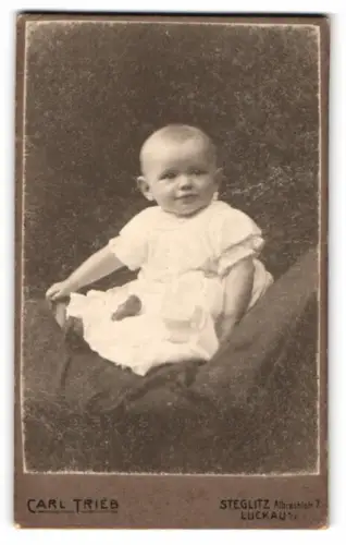 Fotografie Carl Trieb, Steglitz, Albrechtstr. 7, Porträt eines Kleinkindes