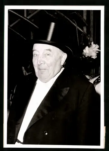 Fotografie Wilhelm Hagenbeck, Begründer des Circus Wilhelm Hagenbeck in Berlin, 1919