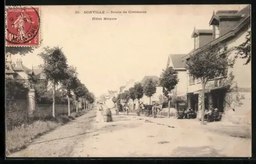 AK Donville, Route de Coutances, Hôtel Mequin