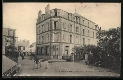 AK Saint-Pair /Manche, L`Hôtel des Bains