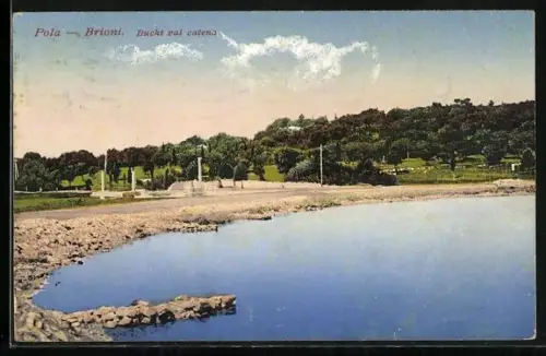 AK Pola / Brioni, Bucht Val Catena