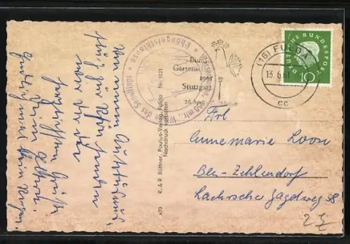 AK Gersfeld / Rhön, Segelflugzeug über dem Fliegerdenkmal, Segelflugschule, Wasserkuppe, Segelflieger am Boden