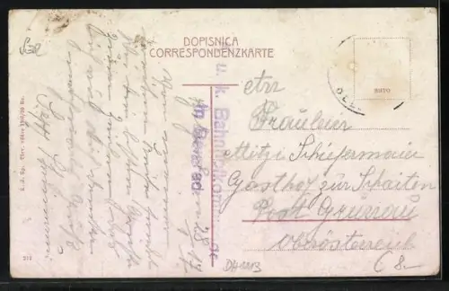 AK Belgrad, Kiraly Sandor utca, König Alksanderstrasse, Strassenbahn