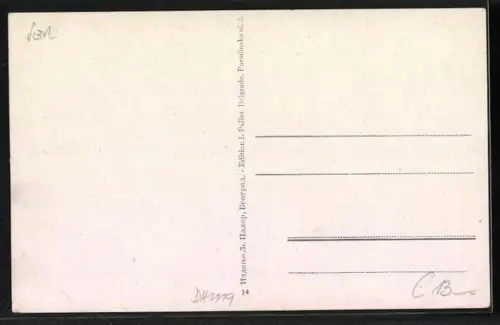 AK Belgrade, Totalansicht und Gebäudansicht