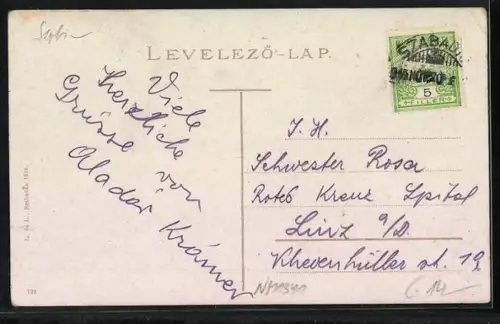 AK Szabadka, Kossuth utca, Geschäfte