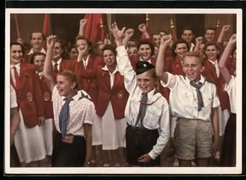 AK Die Jugend der Welt will den Frieden, Unsere glückliche Jugend