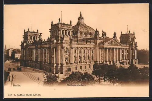 AK Berlin-Tiergarten, Reichstagsgebäude