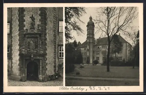AK Erichsburg, Schloss Erichsburg, Portal und Turm