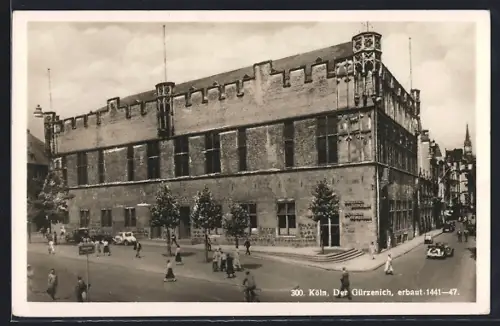 AK Köln, Der Gürzenich, erbaut 1441-47