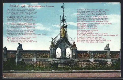 AK Köln a. Rh., Heinzelmännchen Brunnen
