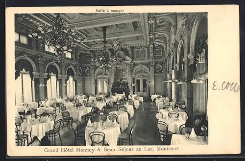 AK Montreux, Grand Hotel Monney & Beau-Séjour au Lac, Salle à manger
