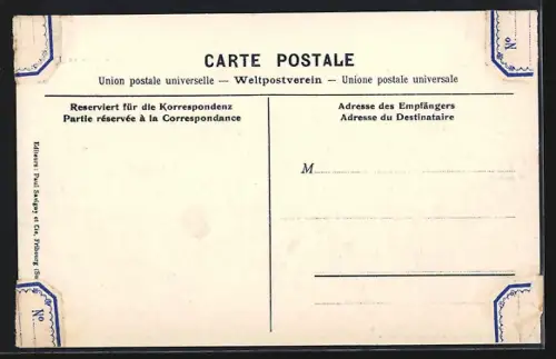 AK Fribourg, Villa St-Jean, Vue generale