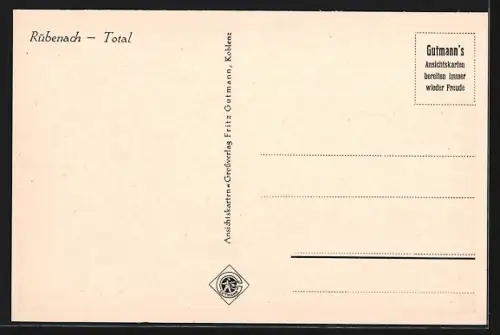 AK Rübenach, Totalansicht