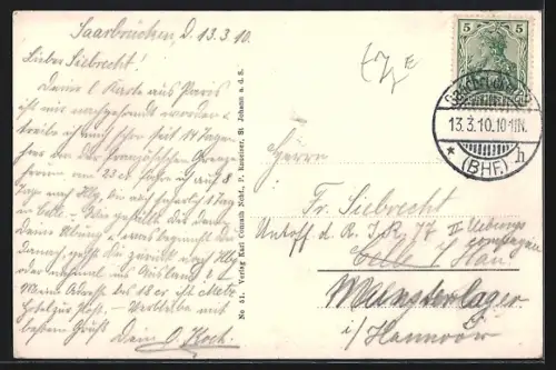 AK Saarbrücken-St. Johann, Saarpartie