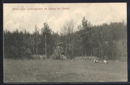 AK Dassel, Köthe beim Erholungsheim im Solling