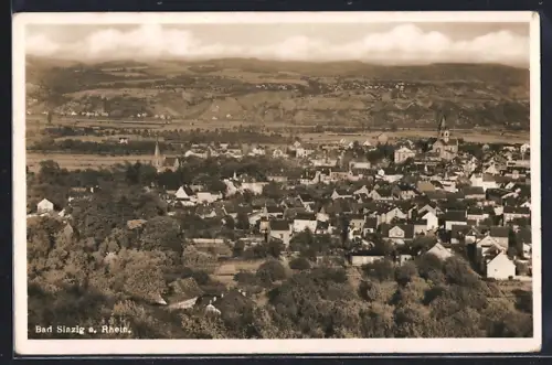 AK Bad Sinzig a. Rhein, Teilansicht mit Kirche