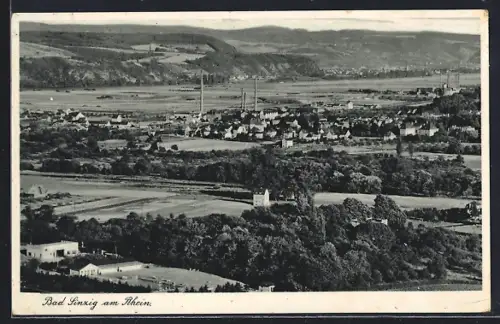 AK Bad Sinzig am Rhein, Panoramablick auf den Ort