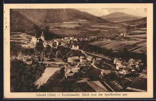 AK Schuld /Ahr, Totalansicht mit Flusspartie
