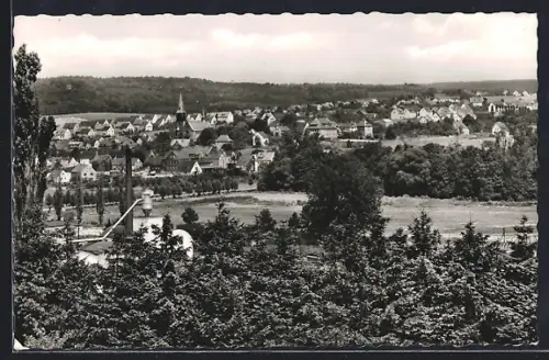 AK Lendringsen /Kr. Iserlohn, Teilansicht mit Bäumen