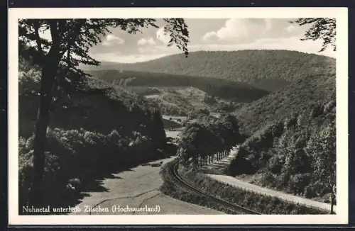 AK Züschen (Hochsauerland), Blick ins Nuhnetal