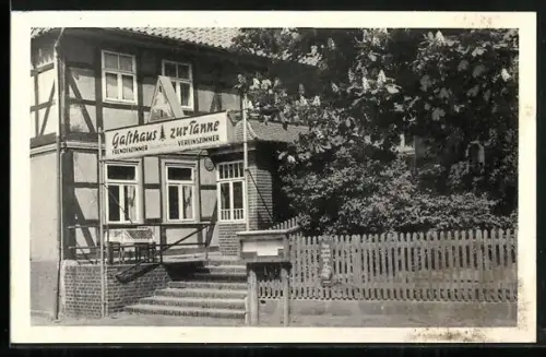 AK Klein Rhüden üb. Seesen, Gasthaus Zur Tanne
