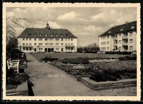 AK Wolfsburg, Am Rudolf-Koch-Platz, Gartenanlage