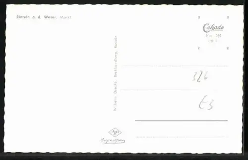 AK Rinteln a. d. Weser, Markt