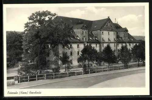 AK Osterode / Harz, Strasse am Kornhaus