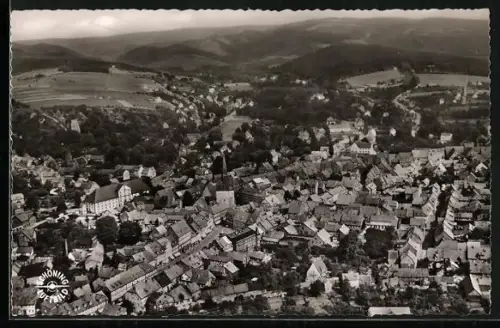 AK Osterode /Harz, Teilansicht aus der Vogelschau