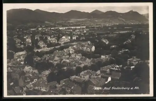 AK Bad Godesberg a. Rhein, Ortsansicht aus der Vogelschau