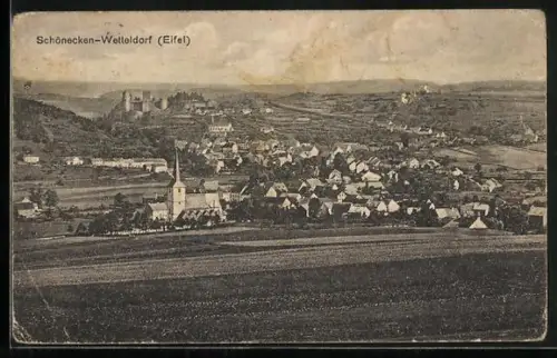 AK Schönecken-Wetteldorf /Eifel, Gesamtansicht