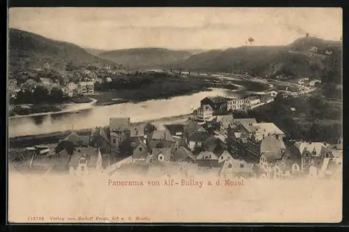 AK Alf-Bullay a. d. Mosel, Panorama