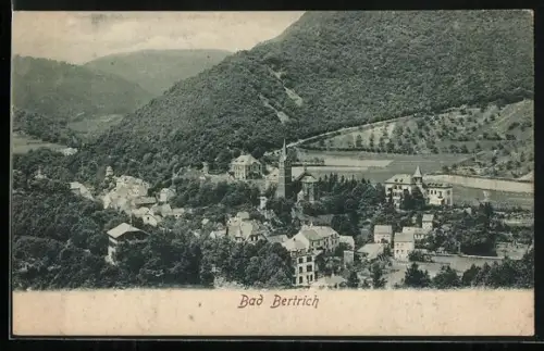 AK Bad Bertrich, Ortsansicht im Tal