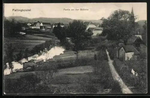 AK Fallingbostel, Partie an der Böhme