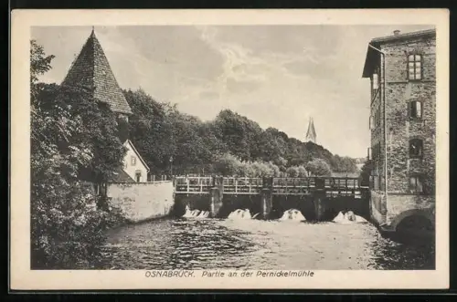 AK Osnabrück, Partie an der Pernickelmühle