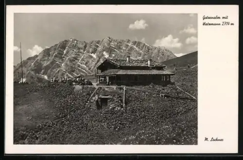 AK Gotzenalm, Blick zum Watzmann