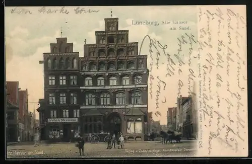 AK Lüneburg, Alte Häuser am Sand