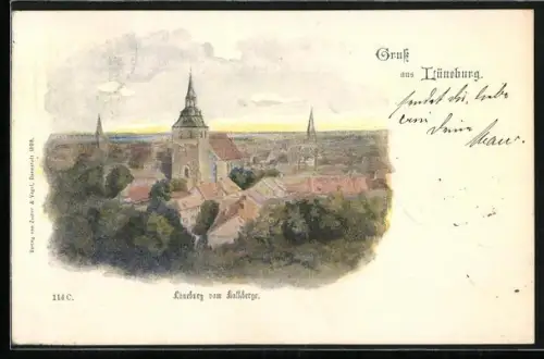 AK Lüneburg, Ansicht vom Kalkberg