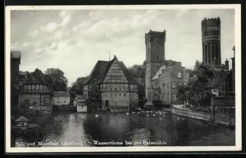 AK Lüneburg, Wassertürme bei der Ratsmühle