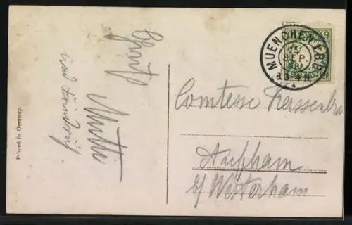 AK Luftschiff Zeppelin, Portrait Graf Zeppelin