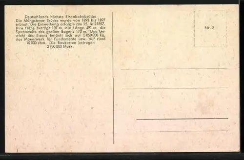 AK Müngsten, Müngstener Brücke mit Faulenzerverein und Eisenbahn