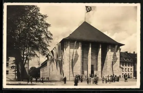 AK Bayreuth, Haus der Deutschen Erziehung, mit n