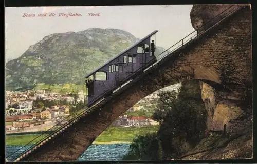 AK Bozen, Virgilbahn, Bergbahn
