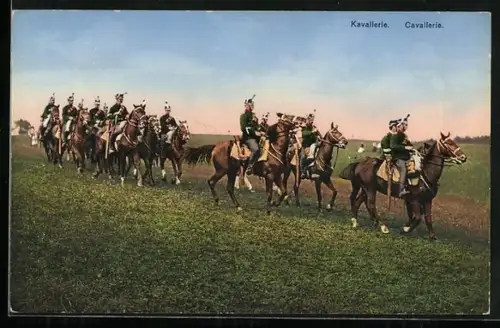 AK Kavallerie des schweizer Militärs