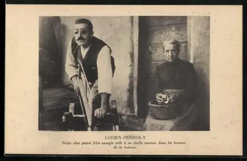 AK Lucien Perroux, La Famille du Rameau d`Olivier, Carte No. 56