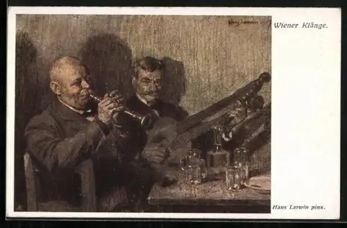 Künstler-AK Hans Larwin: Wiener Klänge