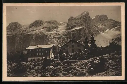 AK Lindauerhütte, Berghütte mit Sulzfluh