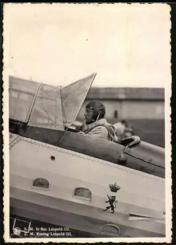Maximum-AK König Leopold III. als Pilot